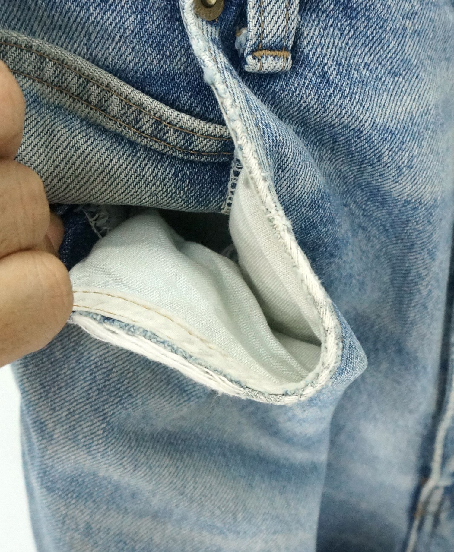 Japanese Brand Vintage Aging BOBSON Nouvelle Version Jeans Size US 34 / EU 50 - 8 Thumbnail