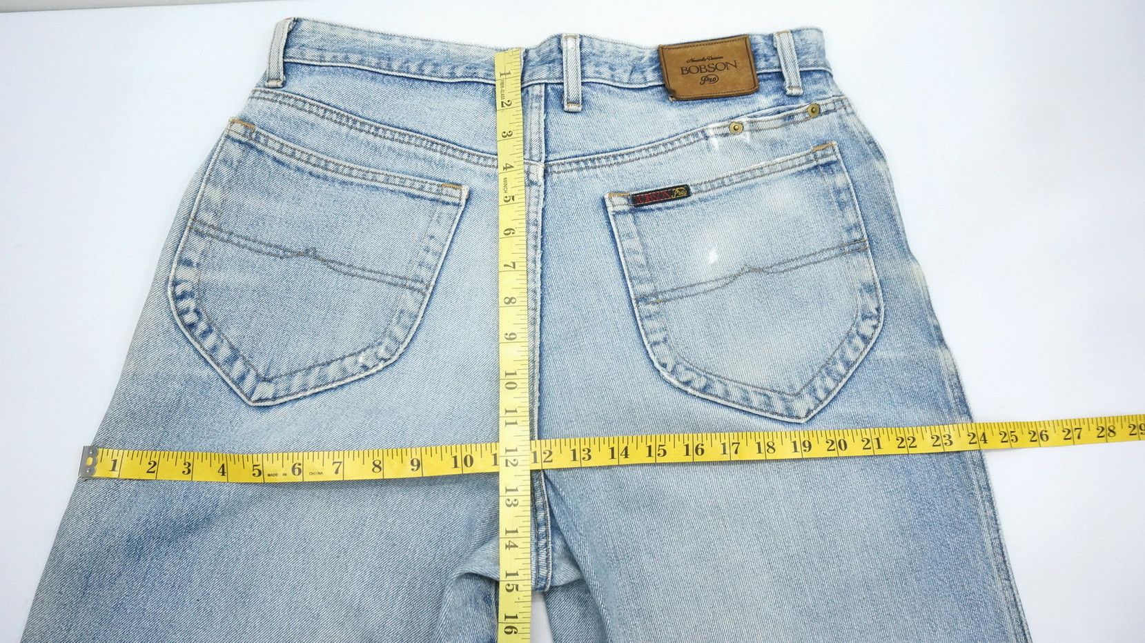 Japanese Brand Vintage Aging BOBSON Nouvelle Version Jeans Size US 34 / EU 50 - 16 Thumbnail