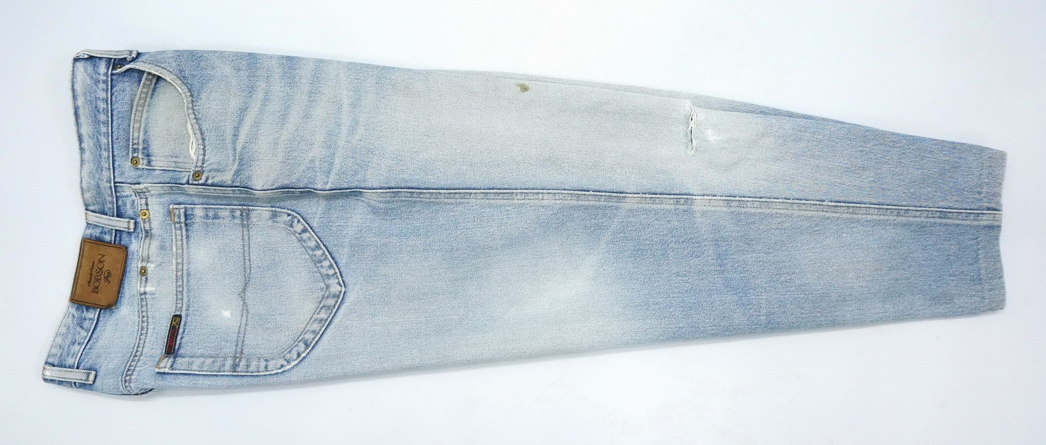 Japanese Brand Vintage Aging BOBSON Nouvelle Version Jeans Size US 34 / EU 50 - 11 Thumbnail
