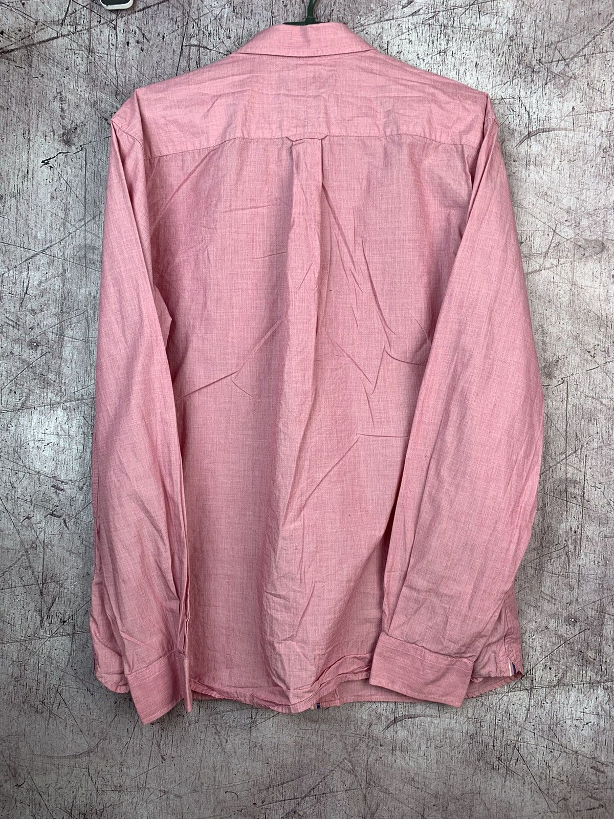Fred Perry × Vintage Fred Perry Mens Long Sleeve Pink Shirt Size US L / EU 52-54 / 3 - 7 Thumbnail