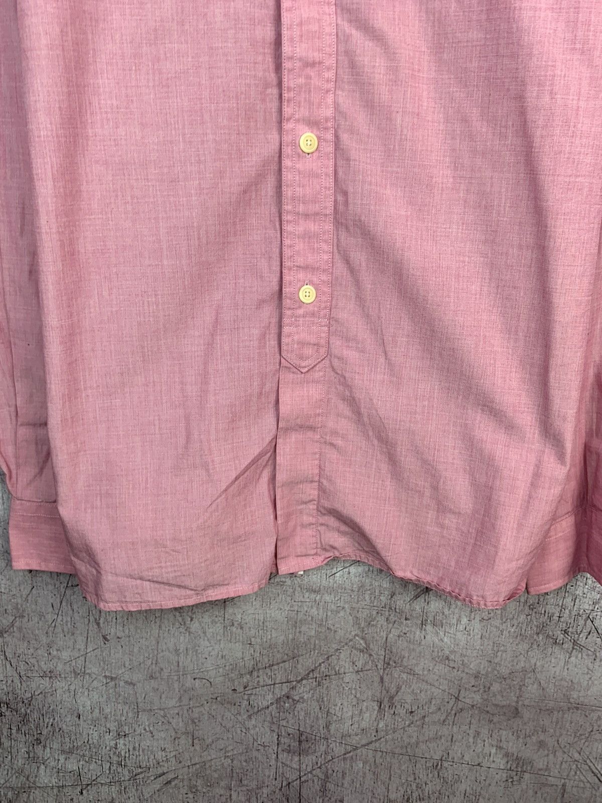 Fred Perry × Vintage Fred Perry Mens Long Sleeve Pink Shirt Size US L / EU 52-54 / 3 - 3 Thumbnail
