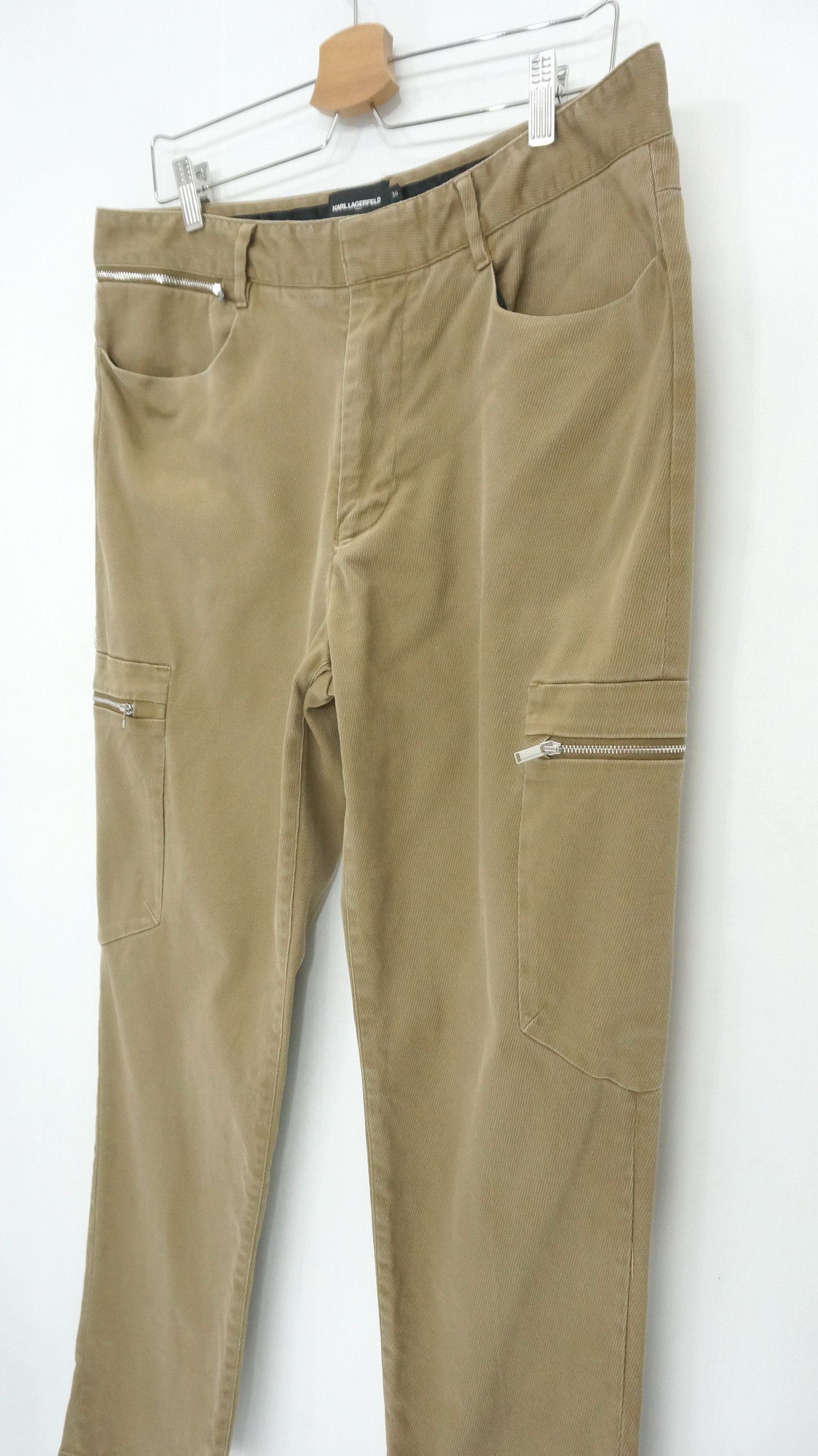 Karl Lagerfeld KARL LAGERFELD Faded Cargo Pants Size US 36 / EU 52 - 3 Thumbnail