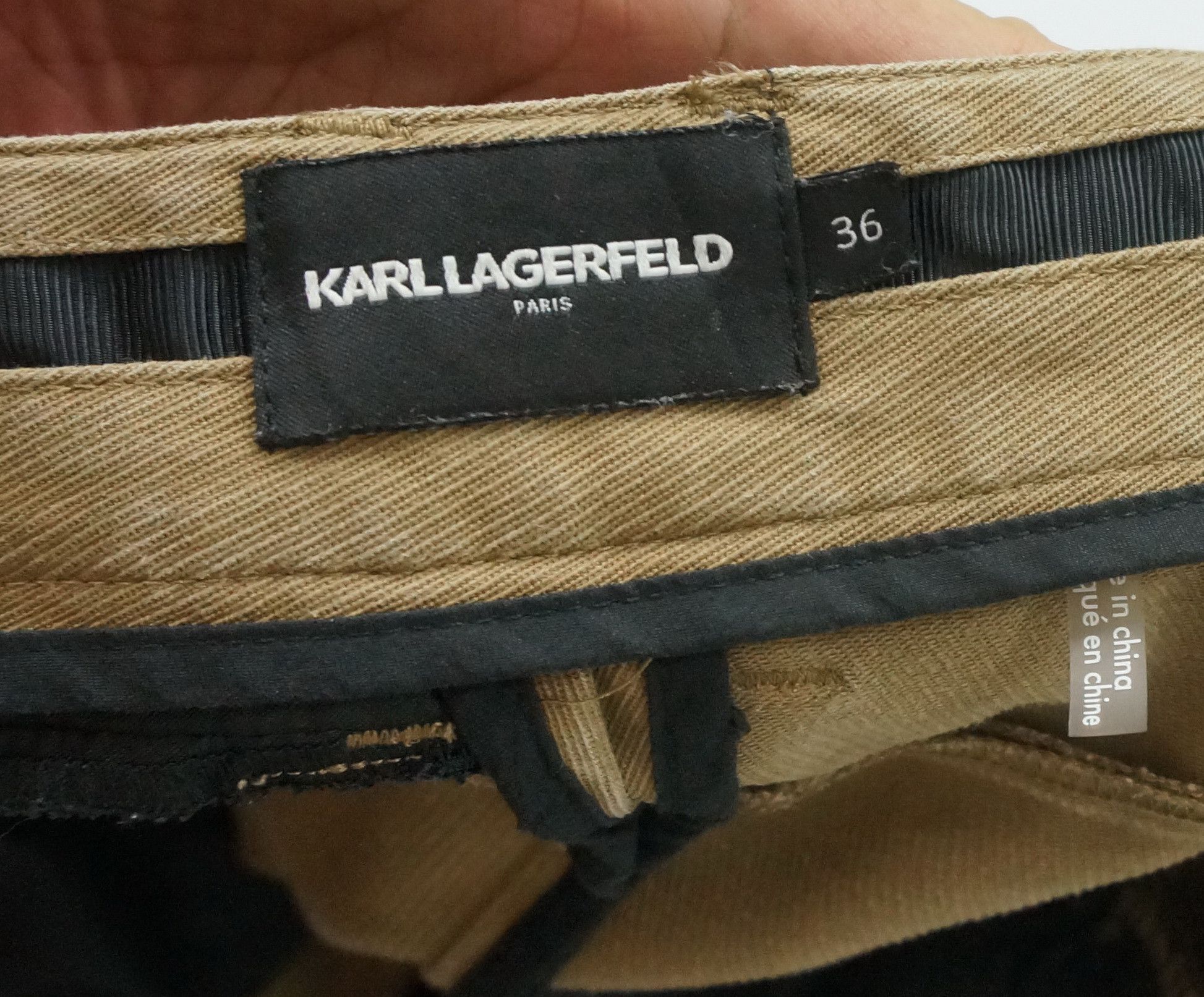 Karl Lagerfeld KARL LAGERFELD Faded Cargo Pants Size US 36 / EU 52 - 4 Thumbnail