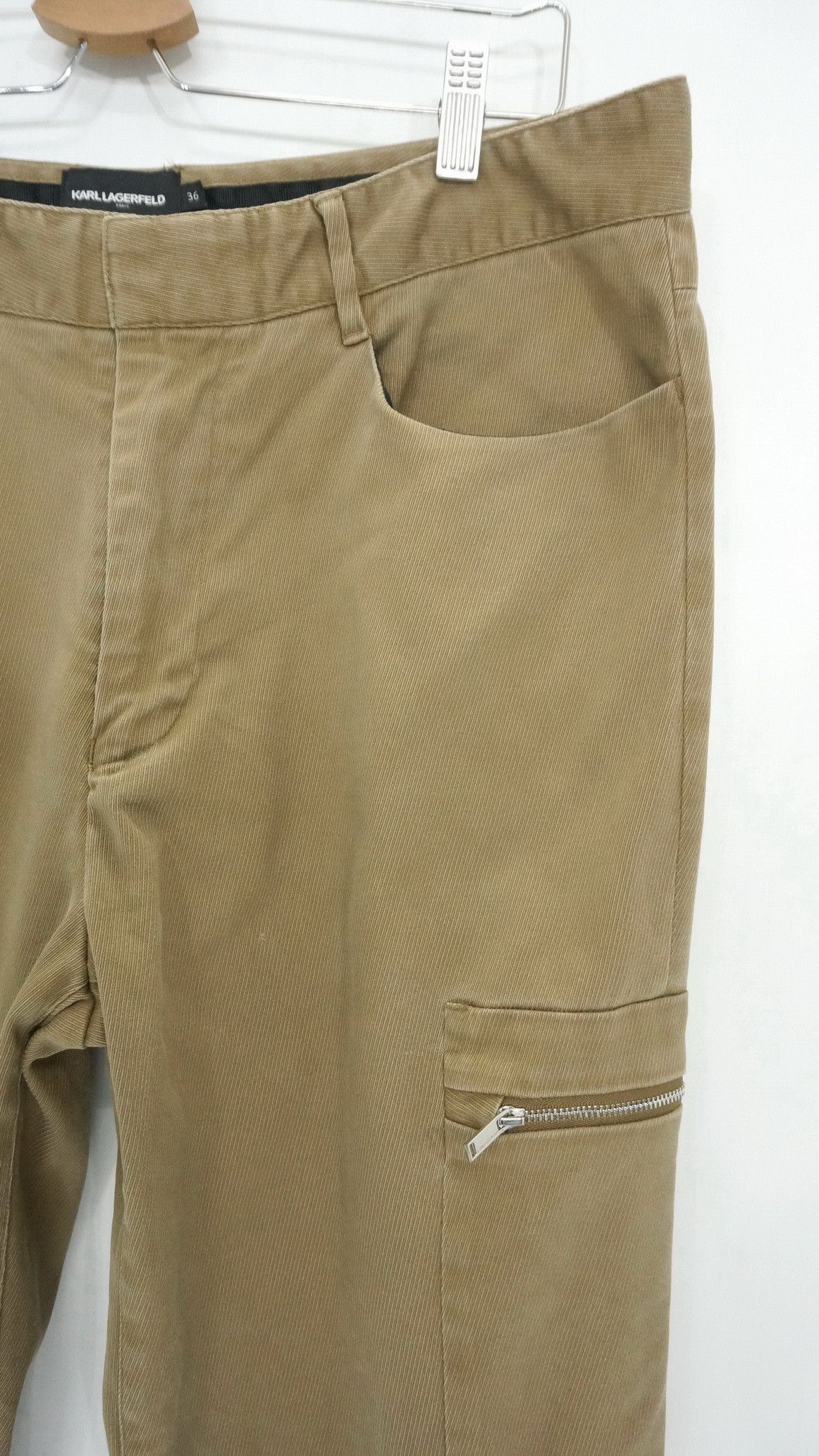 Karl Lagerfeld KARL LAGERFELD Faded Cargo Pants Size US 36 / EU 52 - 6 Thumbnail