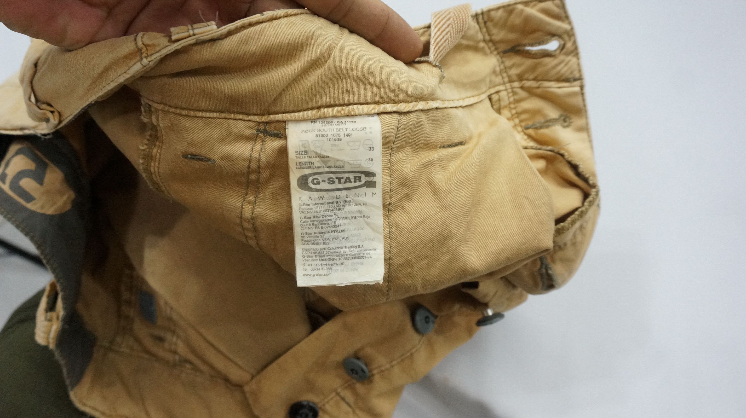 G-Star RareVTG 🔥 G-STAR RAW DENIM Tactical Utility Cargo Pants Size US 36 / EU 52 - 19 Thumbnail
