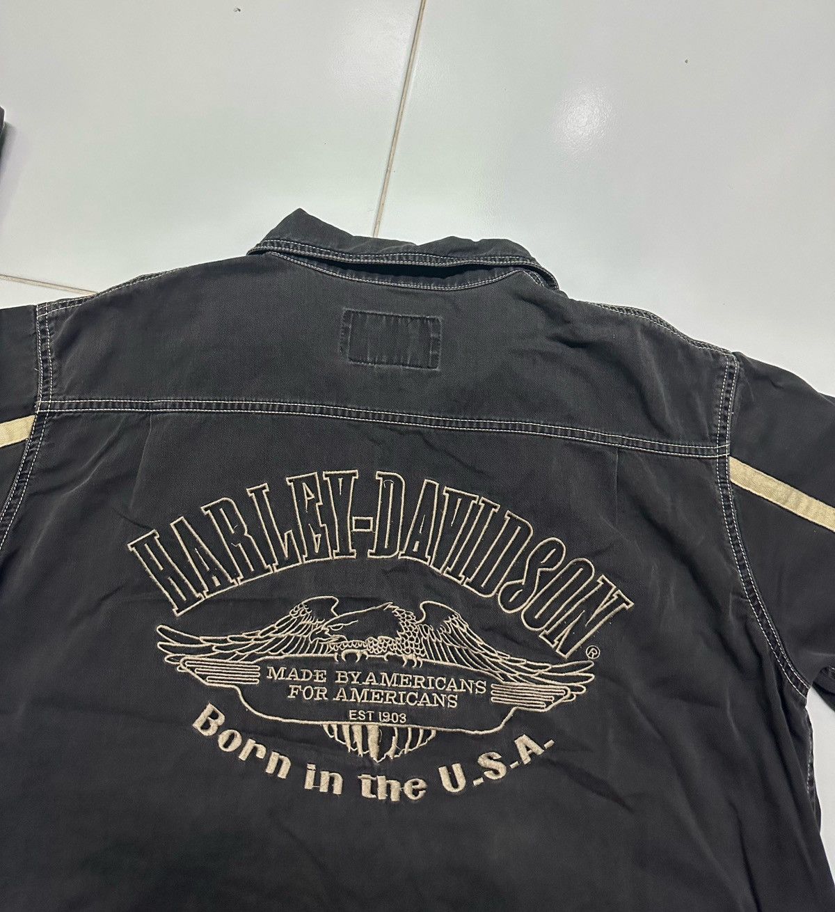 Harley Davidson harley davidson born in the usa jacket Size US L / EU 52-54 / 3 - 4 Thumbnail