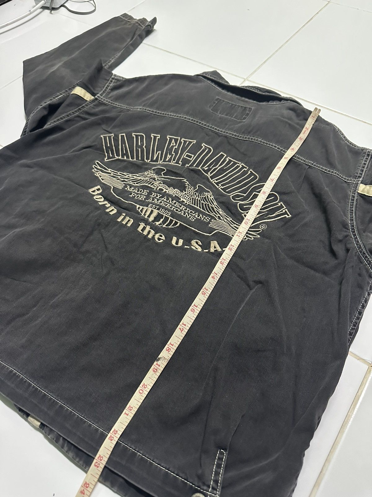 Harley Davidson harley davidson born in the usa jacket Size US L / EU 52-54 / 3 - 6 Thumbnail