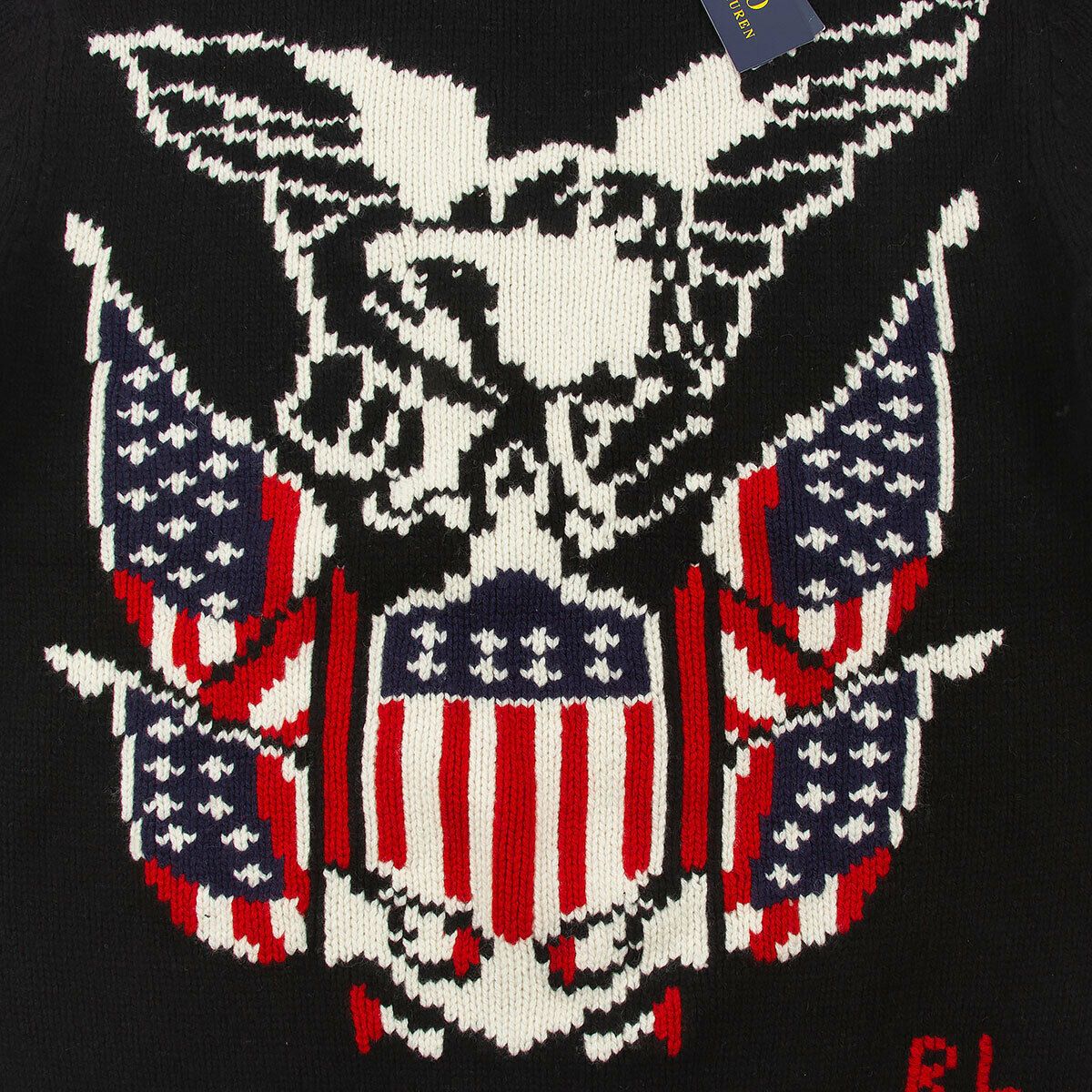 Polo Ralph Lauren Polo Ralph Lauren Dip set K-Swiss Eagle Knit Sweater Large Size US L / EU 52-54 / 3 - 3 Thumbnail