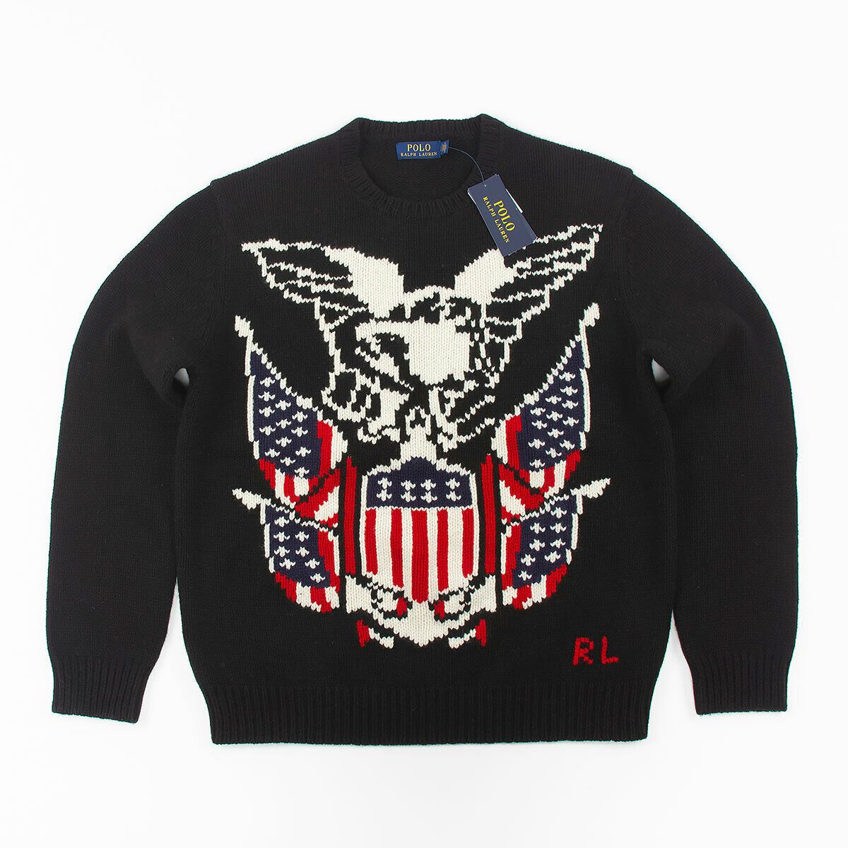 Polo Ralph Lauren Polo Ralph Lauren Dip set K-Swiss Eagle Knit Sweater Large Size US L / EU 52-54 / 3 - 1 Thumbnail