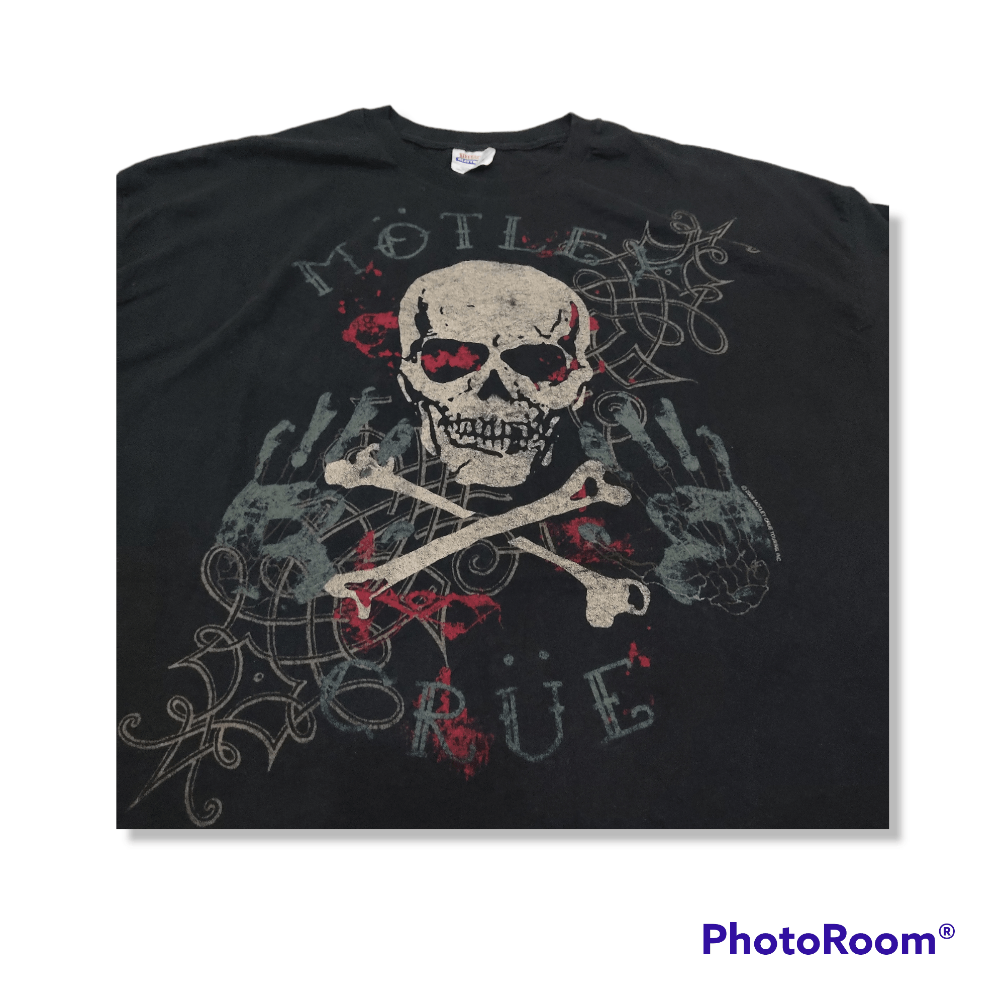 Band Tees × Hanes Vintage Y2K Motley Crue Band T-shirt Size US XXL / EU 58 / 5 - 3 Thumbnail