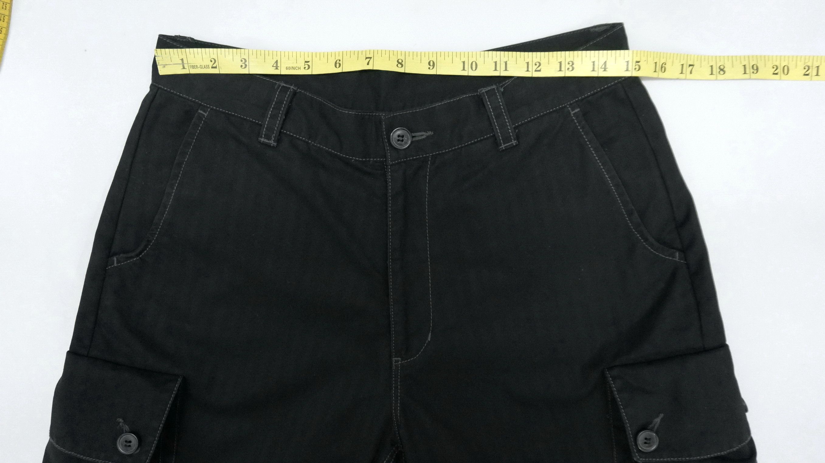 Japanese Brand Dope! ALLIX DESIGN TOKYO Striped Flared Worn Cargo Pants Size US 29 - 10 Thumbnail