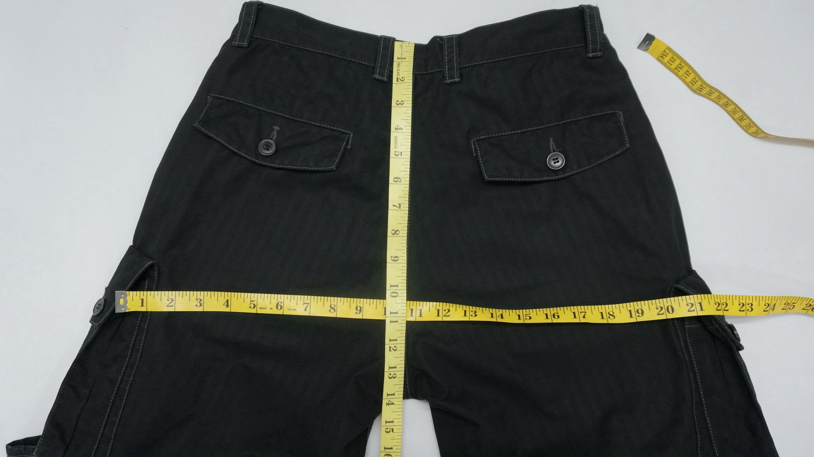 Japanese Brand Dope! ALLIX DESIGN TOKYO Striped Flared Worn Cargo Pants Size US 29 - 15 Thumbnail