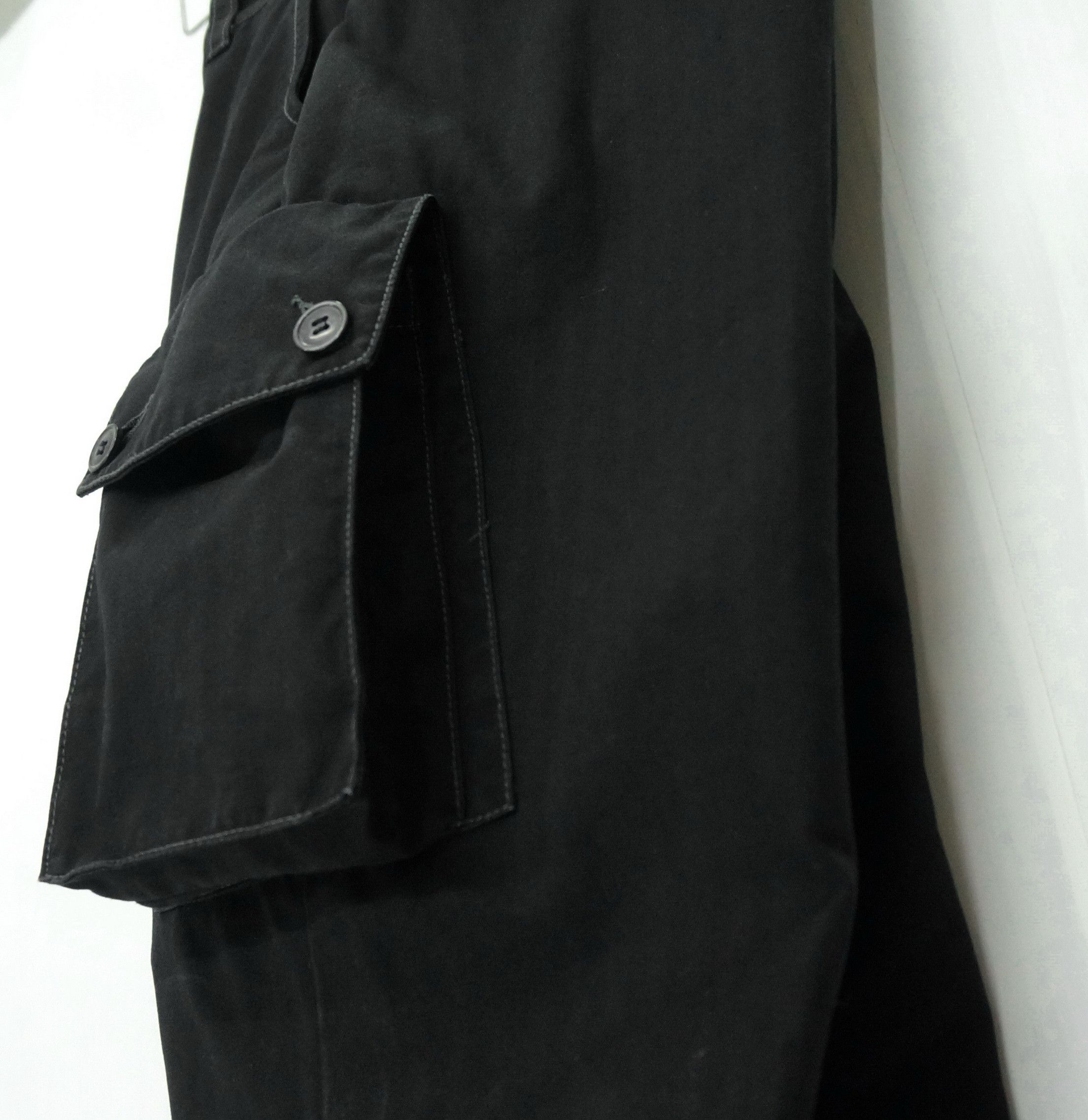 Japanese Brand Dope! ALLIX DESIGN TOKYO Striped Flared Worn Cargo Pants Size US 29 - 9 Thumbnail