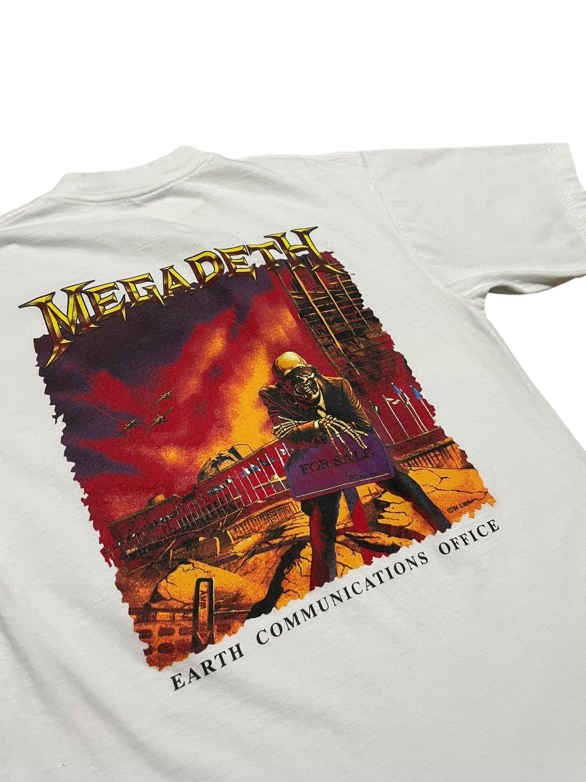 Vintage Megadeth 1991 hard rock cafe t-shirt aop