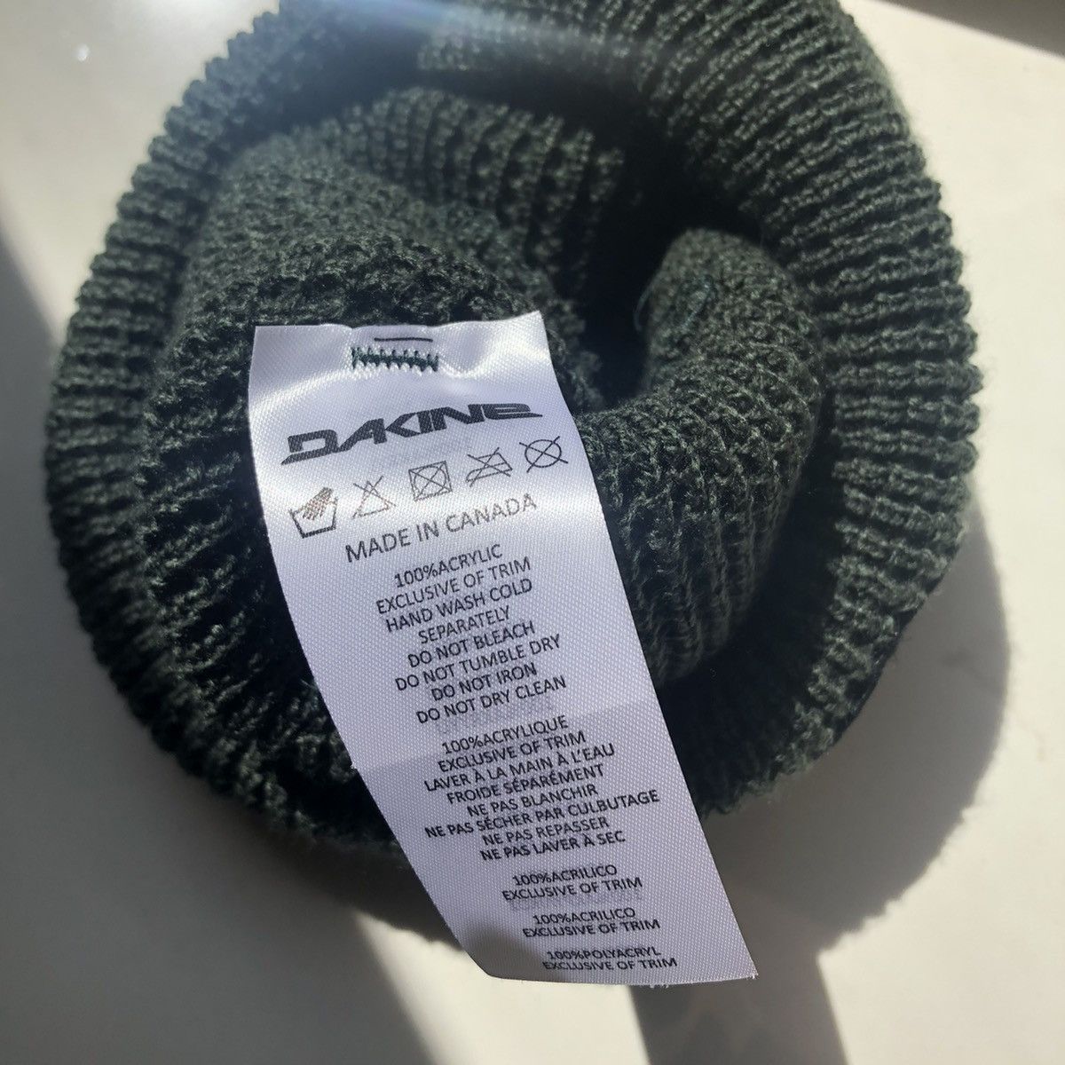 Dakine NEW Waffle Beanie OLIVE Size ONE SIZE - 3 Thumbnail