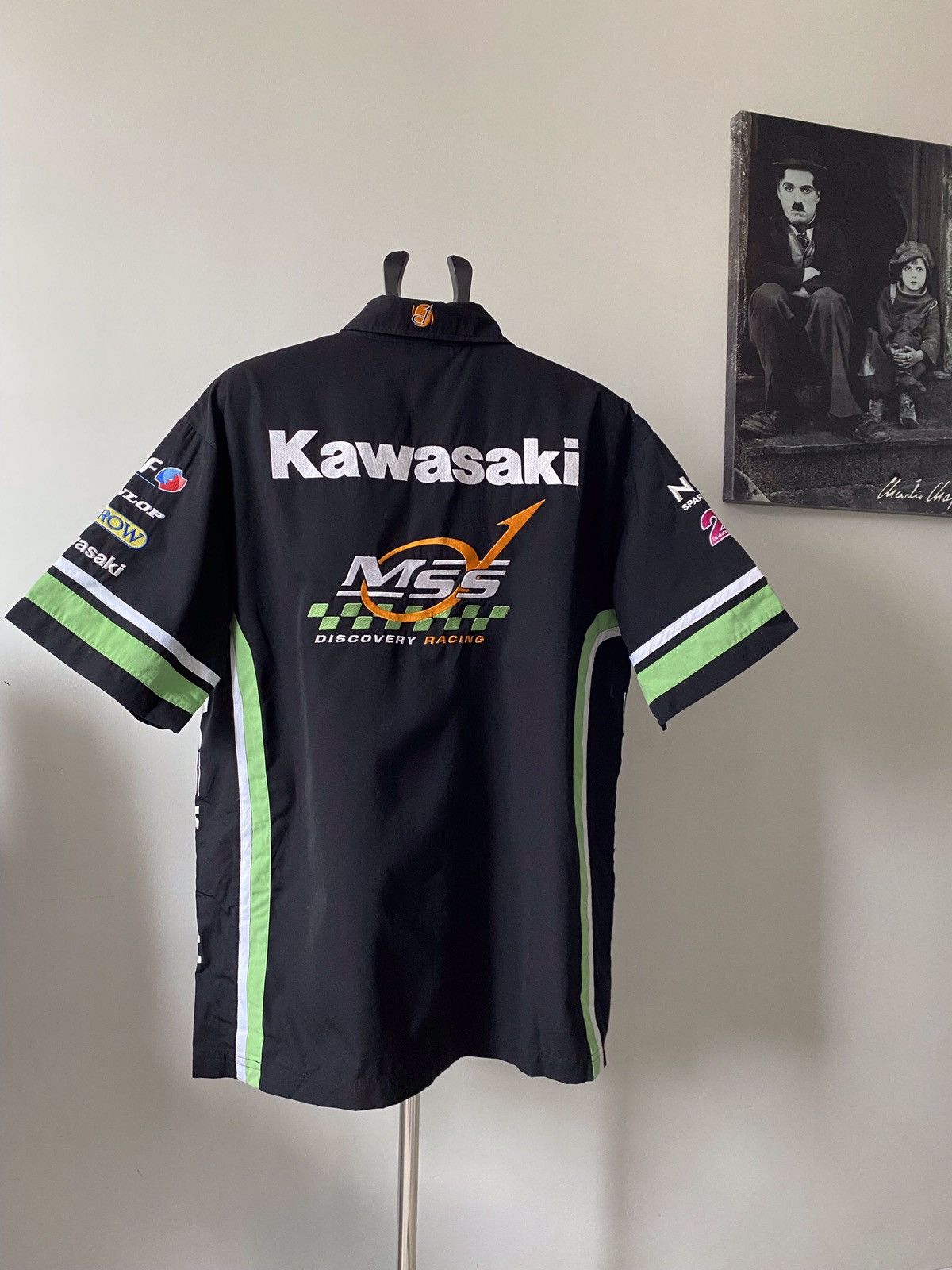 Vintage Kawasaki Vintage Racing Shirt XL Size US XL / EU 56 / 4 - 1 Thumbnail