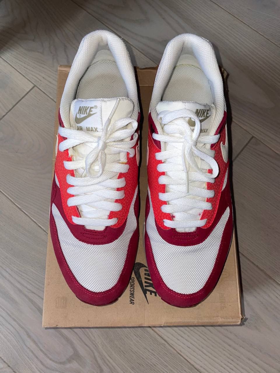 Nike × Patta × atmos Nike Air Max 1 Legacy Red Supreme Tn Parra ACG Fragment Bw Size US 10 / EU 43 - 8 Thumbnail