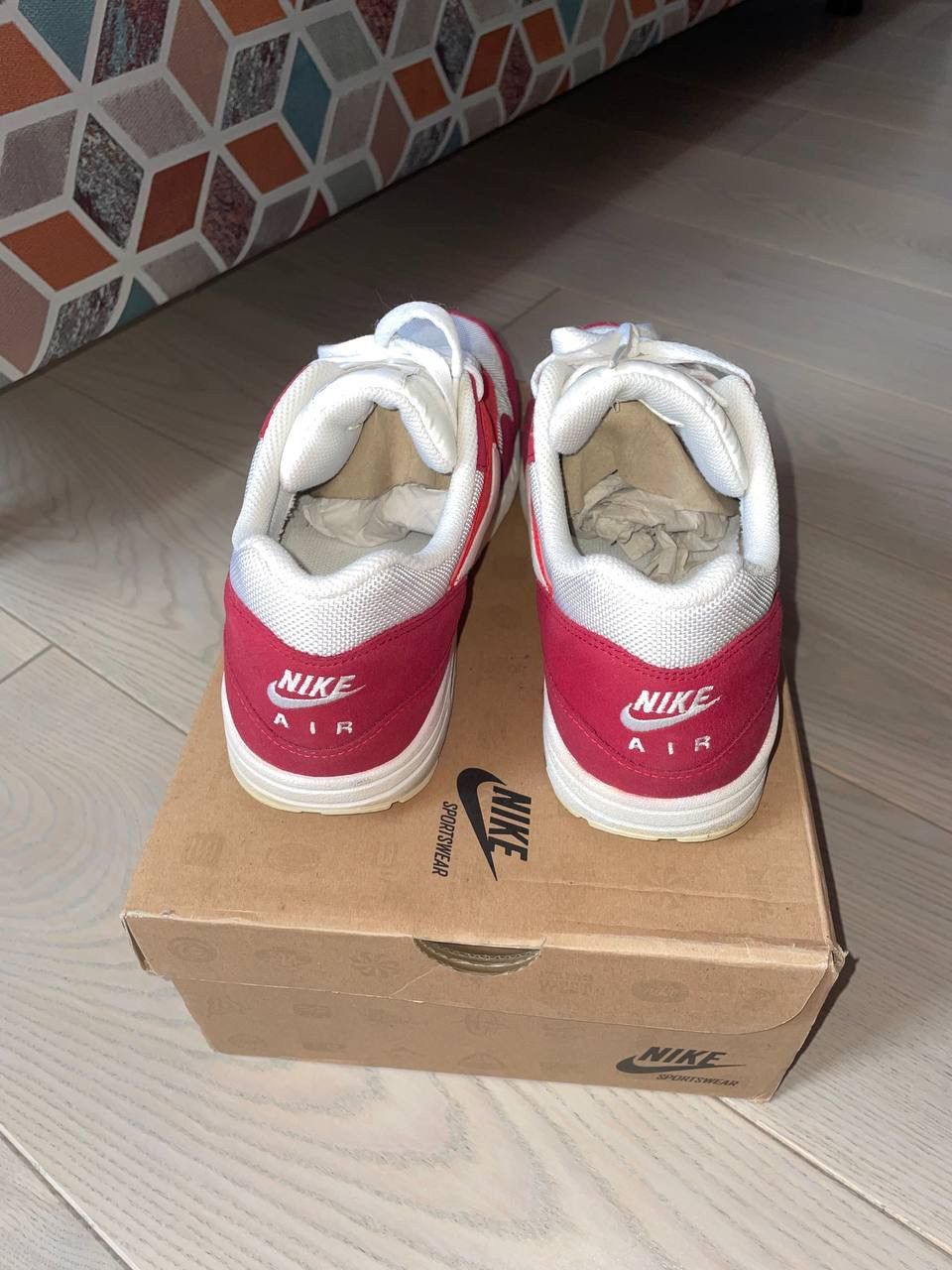Nike × Patta × atmos Nike Air Max 1 Legacy Red Supreme Tn Parra ACG Fragment Bw Size US 10 / EU 43 - 6 Thumbnail