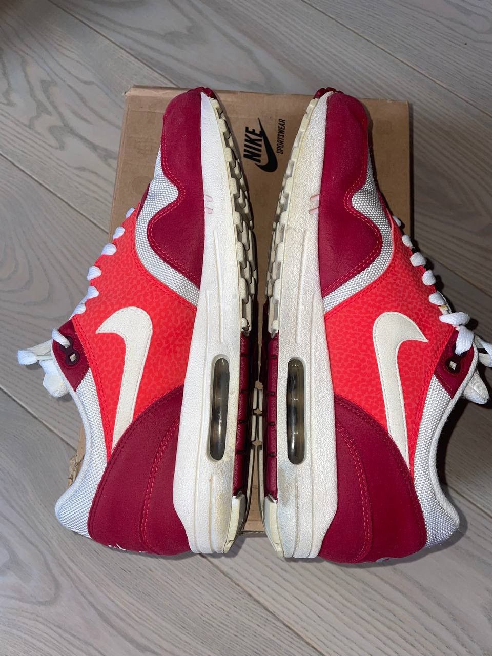 Nike × Patta × atmos Nike Air Max 1 Legacy Red Supreme Tn Parra ACG Fragment Bw Size US 10 / EU 43 - 12 Thumbnail