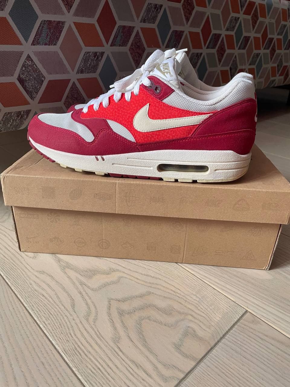 Nike × Patta × atmos Nike Air Max 1 Legacy Red Supreme Tn Parra ACG Fragment Bw Size US 10 / EU 43 - 15 Thumbnail