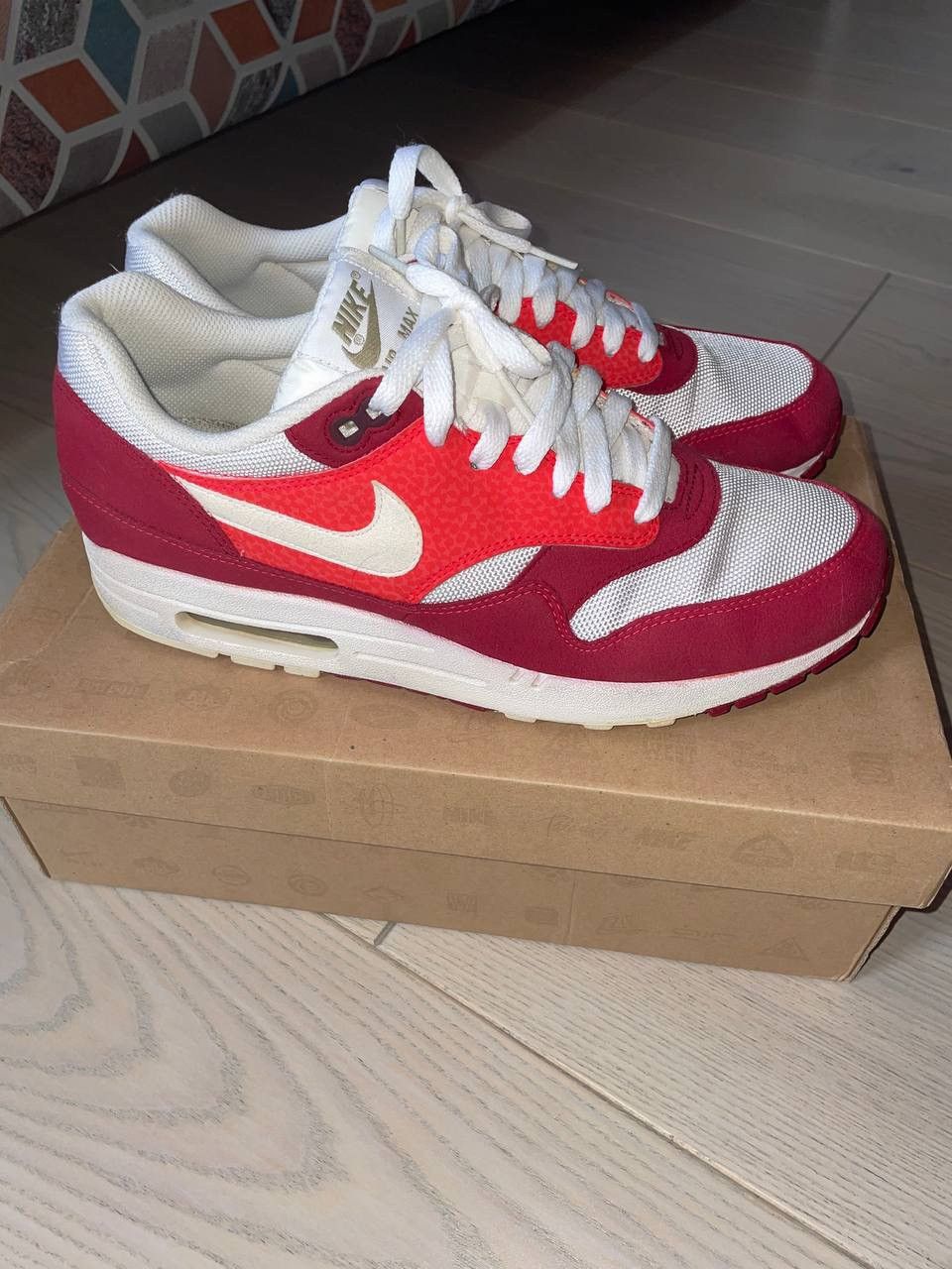 Nike × Patta × atmos Nike Air Max 1 Legacy Red Supreme Tn Parra ACG Fragment Bw Size US 10 / EU 43 - 9 Thumbnail