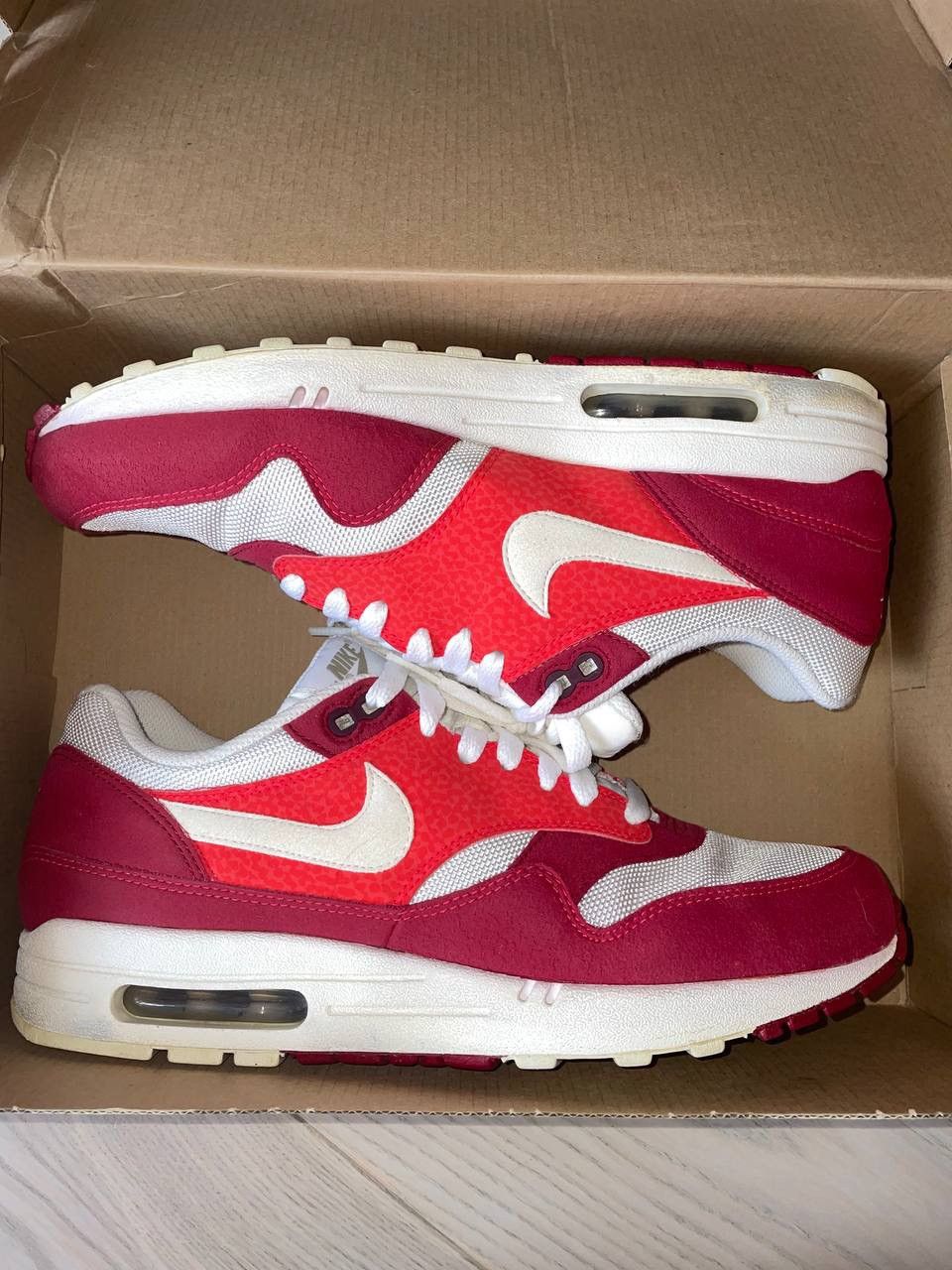 Nike × Patta × atmos Nike Air Max 1 Legacy Red Supreme Tn Parra ACG Fragment Bw Size US 10 / EU 43 - 11 Thumbnail