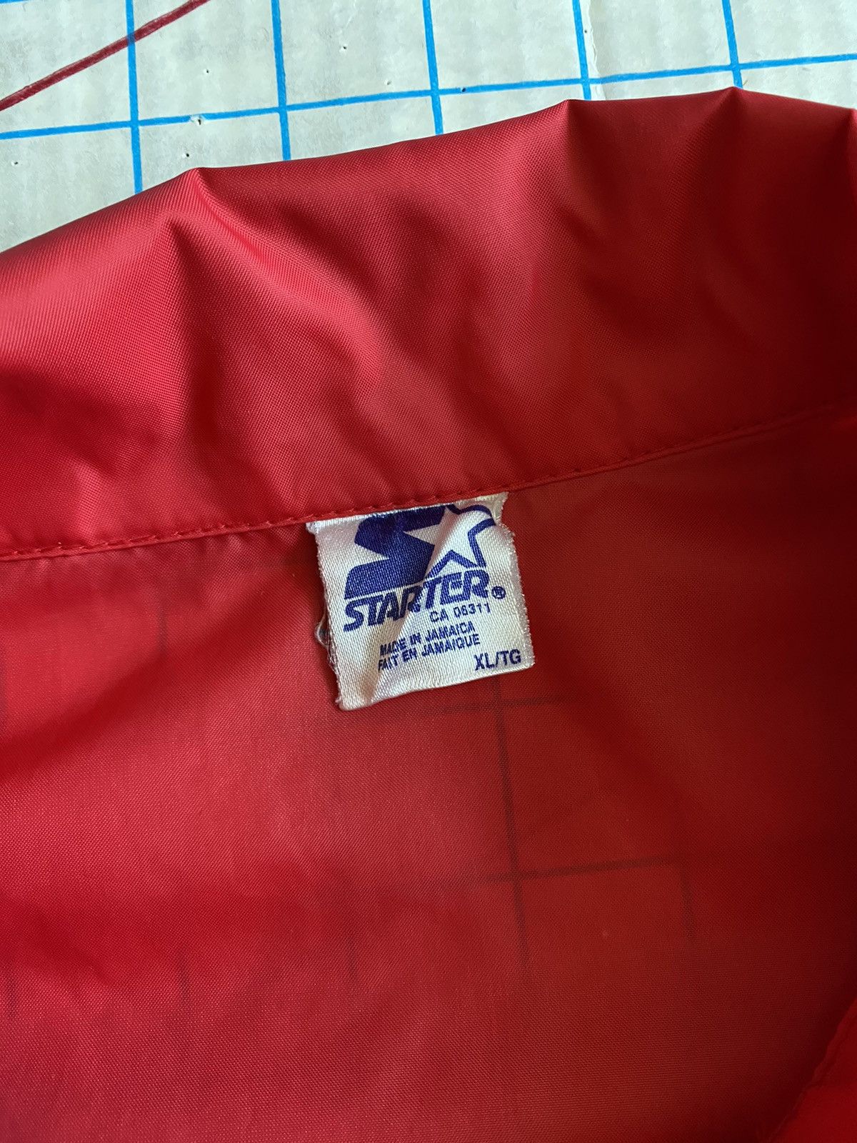 Starter × Vintage Vintage Starter Calgary Stampeders Coaches Jacket Red XL Size US XL / EU 56 / 4 - 8 Thumbnail