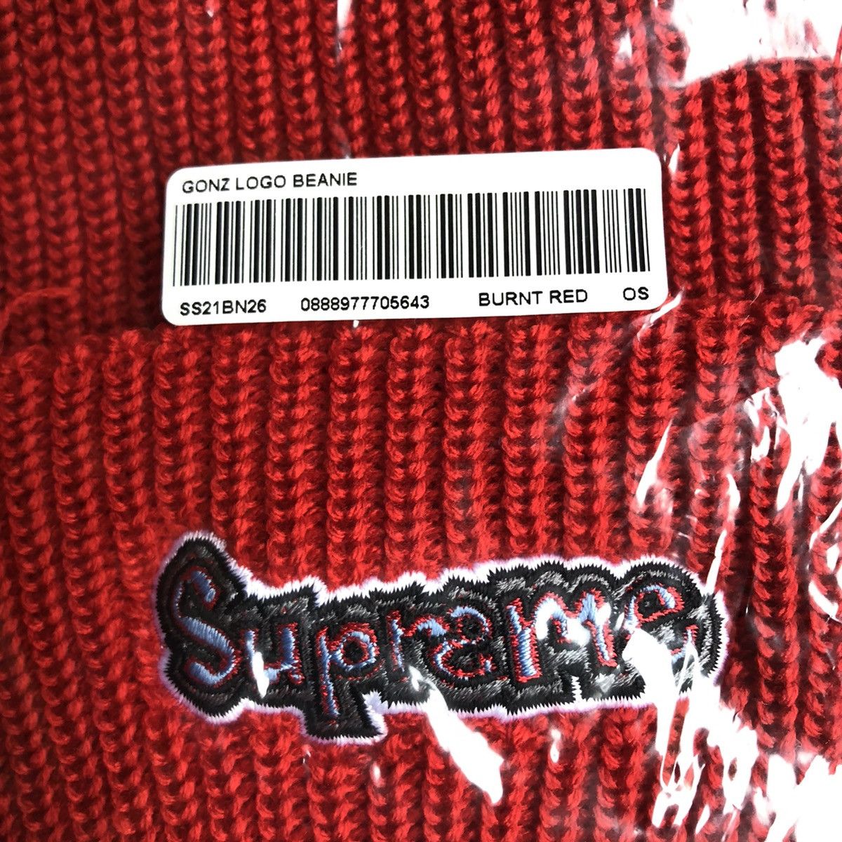 Supreme Supreme SS21 Gonz Beanie RED Size ONE SIZE - 2 Thumbnail