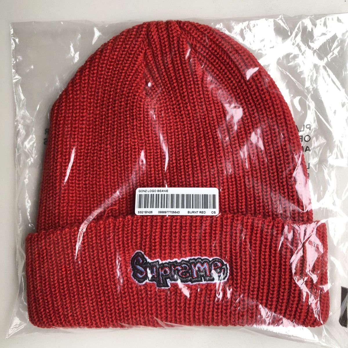 Supreme Supreme SS21 Gonz Beanie RED Size ONE SIZE - 1 Thumbnail