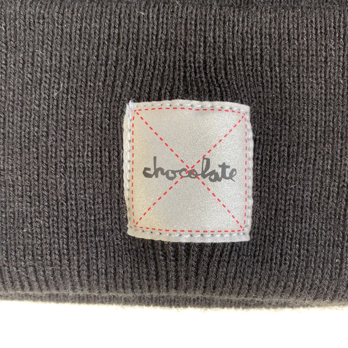 Chocolate Chocolate Reflective Logo Beanie BLACK Size ONE SIZE - 2 Thumbnail