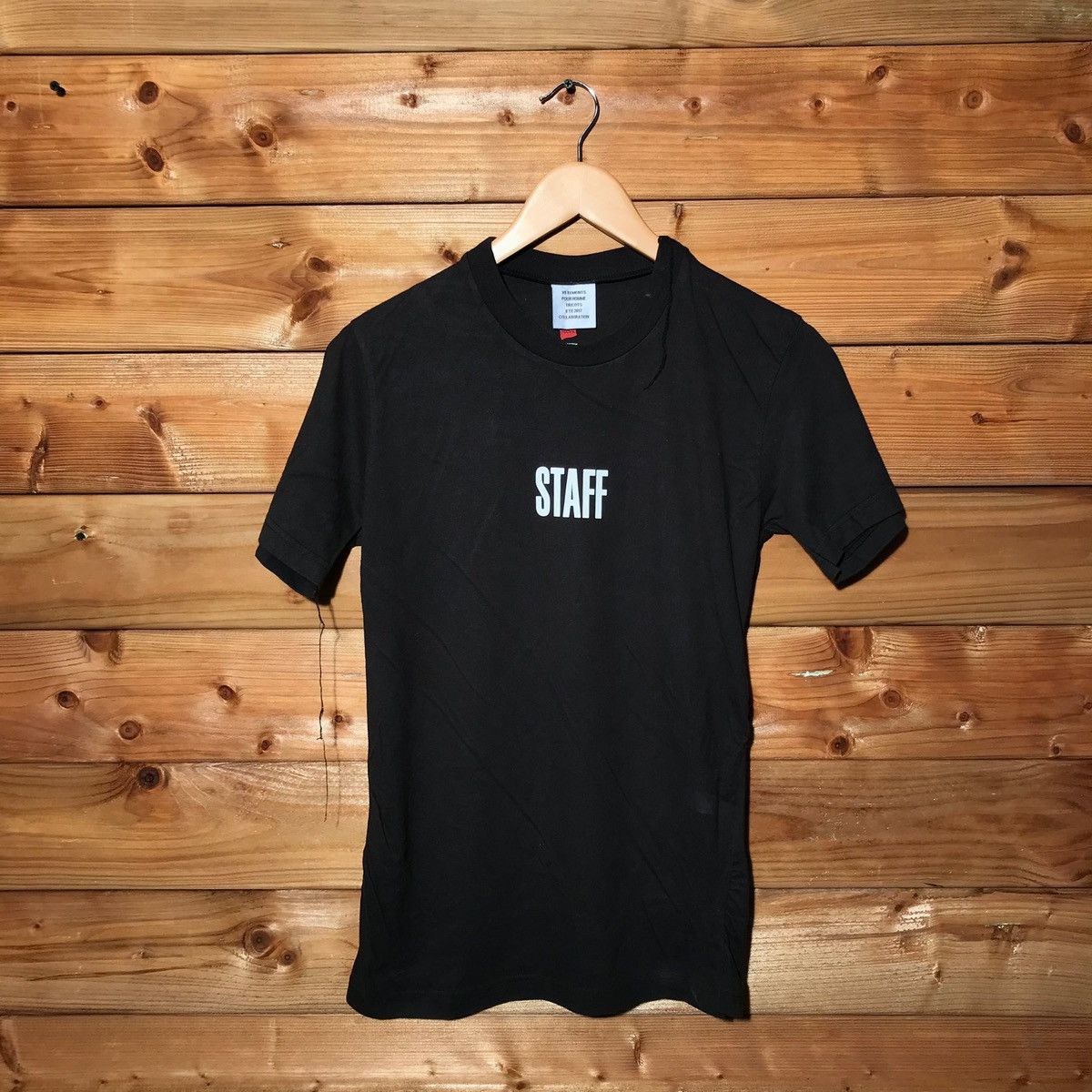 Hanes Vetements x Hanes Staff tour tee | Grailed