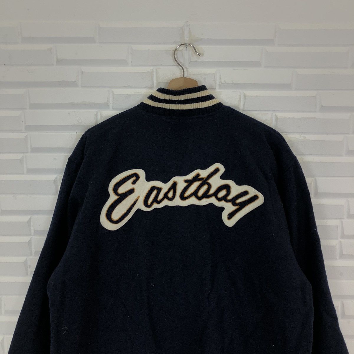 Japanese Brand VINTAGE EAST BOY SPORTS VARSITY JACKET BIG LOGO Size US M / EU 48-50 / 2 - 10 Thumbnail