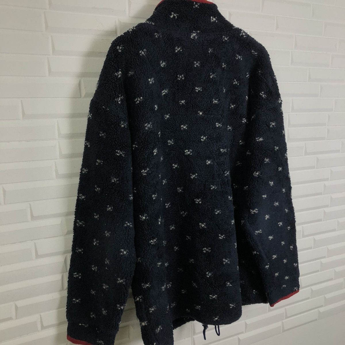 Japanese Brand BLUE DE CHINE PUTIT PRINTED FLEECE ZIPPER JACKET Size US L / EU 52-54 / 3 - 8 Thumbnail