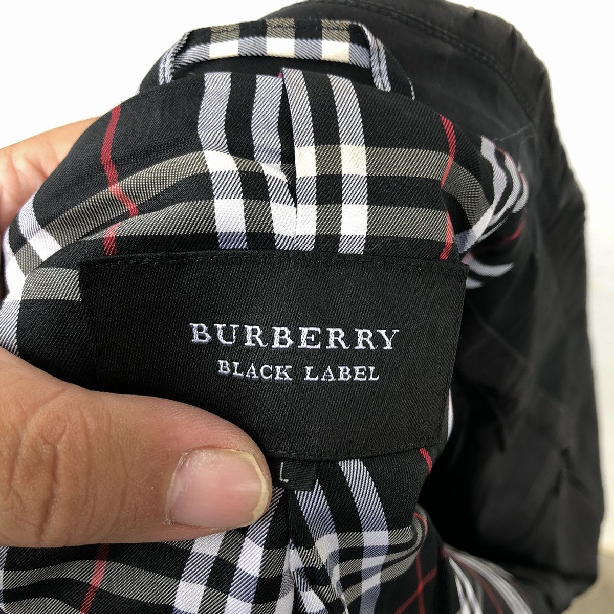Burberry BURBERRY BLACK LABEL JACKET NOVA CHECK DESIGN Size US L / EU 52-54 / 3 - 10 Thumbnail