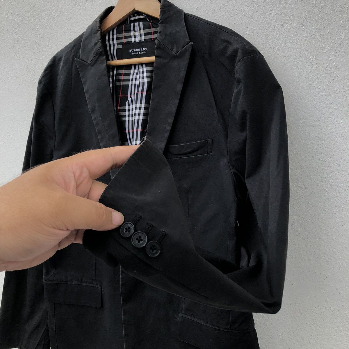 Burberry BURBERRY BLACK LABEL JACKET NOVA CHECK DESIGN Size US L / EU 52-54 / 3 - 6 Thumbnail
