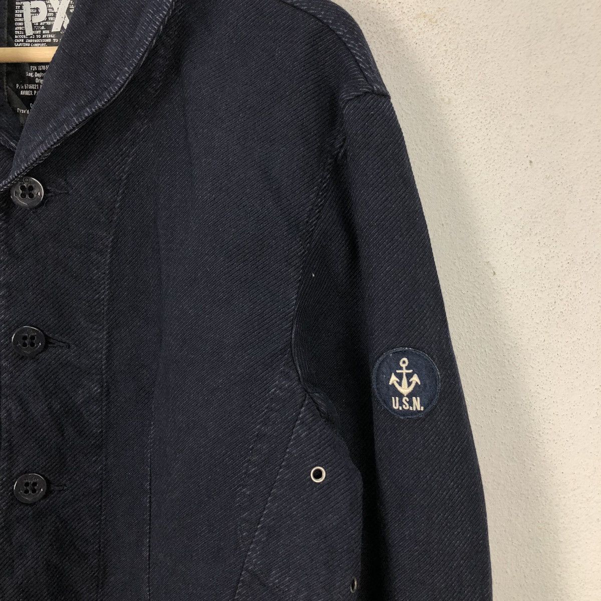 Avirex VINTAGE AVIREX NAVY MILITARY JACKET CHORE WORKERS Size US XL / EU 56 / 4 - 6 Thumbnail
