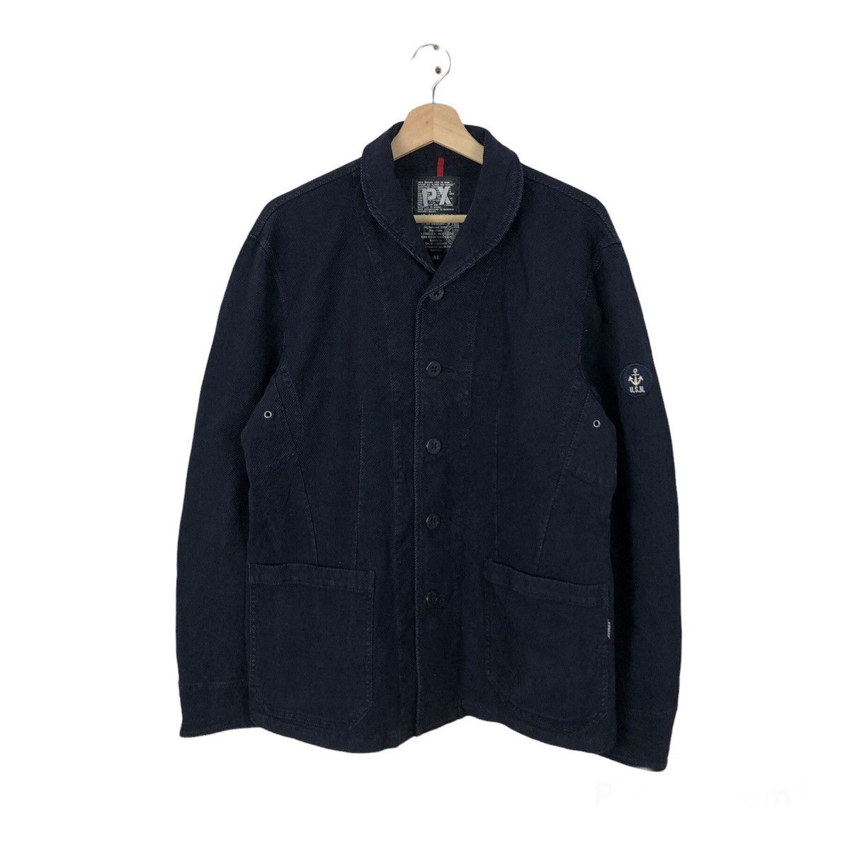 Avirex VINTAGE AVIREX NAVY MILITARY JACKET CHORE WORKERS Size US XL / EU 56 / 4 - 1 Thumbnail