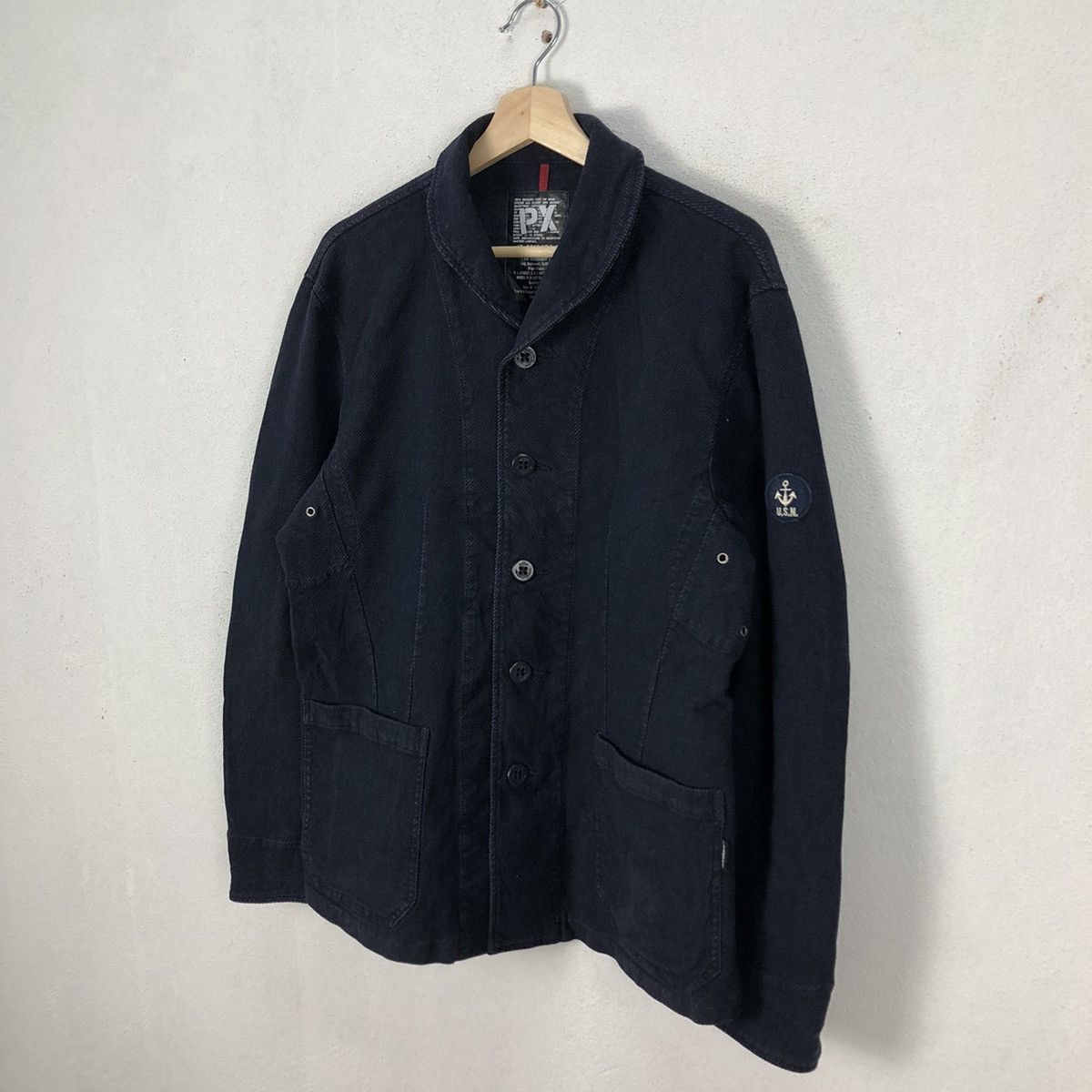 Avirex VINTAGE AVIREX NAVY MILITARY JACKET CHORE WORKERS Size US XL / EU 56 / 4 - 2 Thumbnail