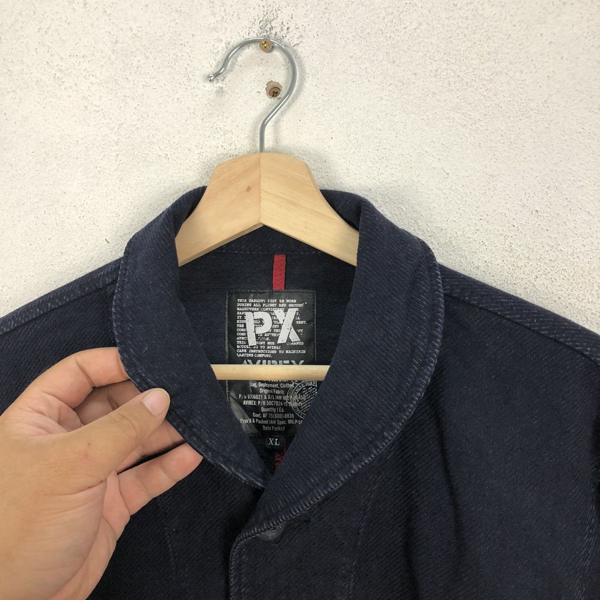 Avirex VINTAGE AVIREX NAVY MILITARY JACKET CHORE WORKERS Size US XL / EU 56 / 4 - 7 Thumbnail