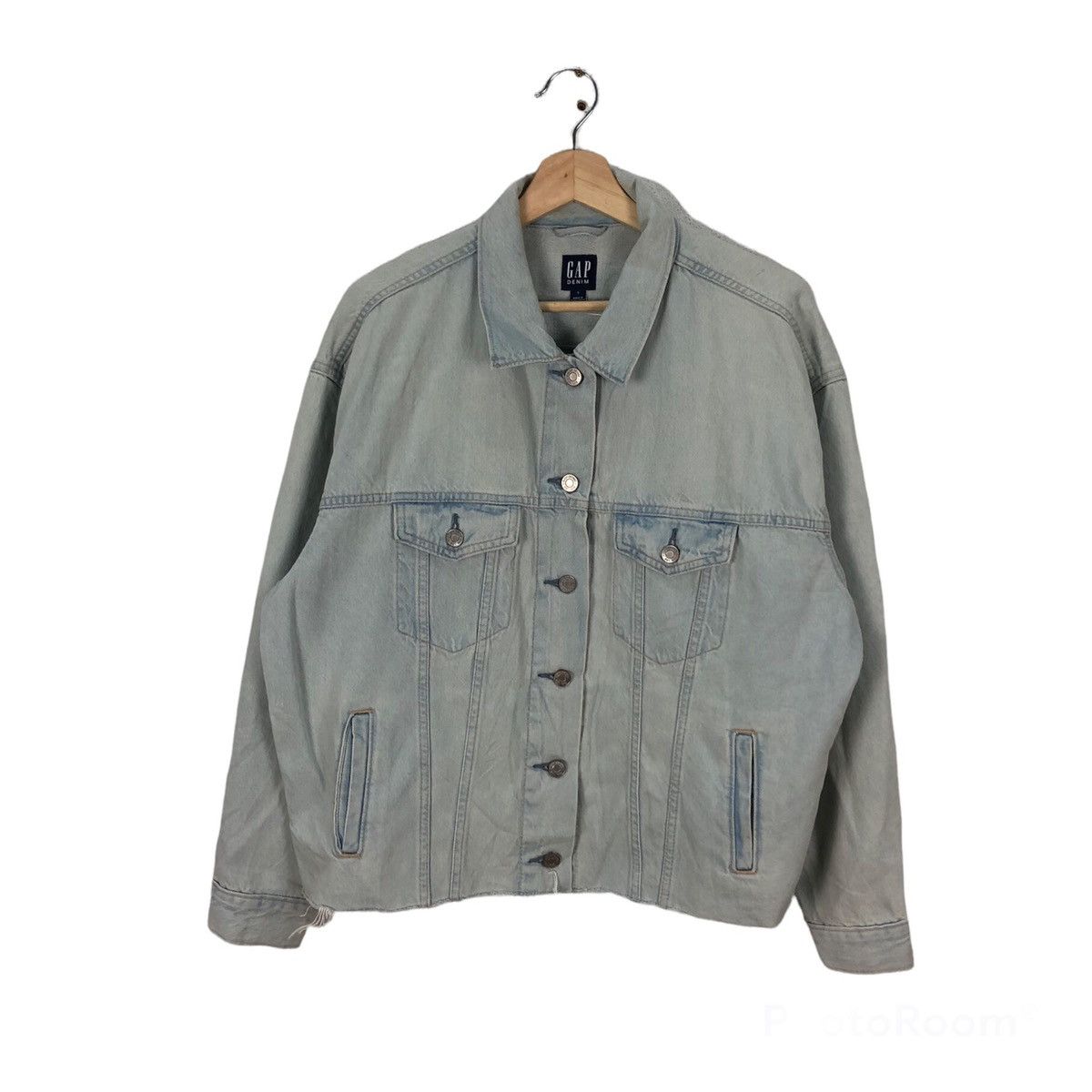 Japanese Brand VINTAGE GAP TRUCKER JEANS JACKET DISTRESSED DESIGN Size US M / EU 48-50 / 2 - 1 Thumbnail