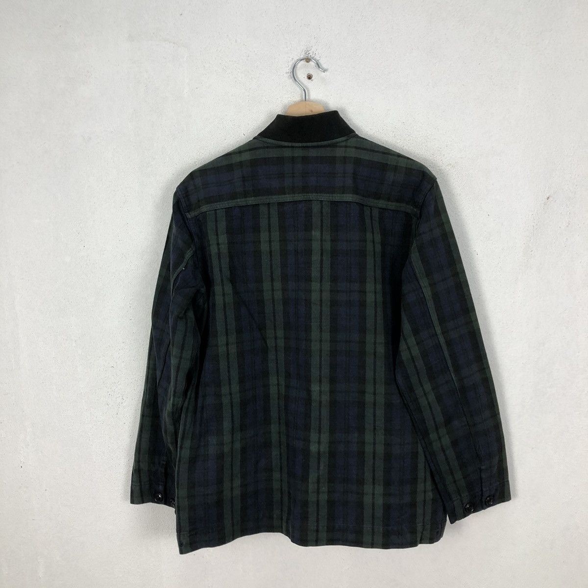 Japanese Brand RARE BLUELAB SHIPS TARTAN DESIGN HIKORY CHORE JACKET Size US M / EU 48-50 / 2 - 8 Thumbnail