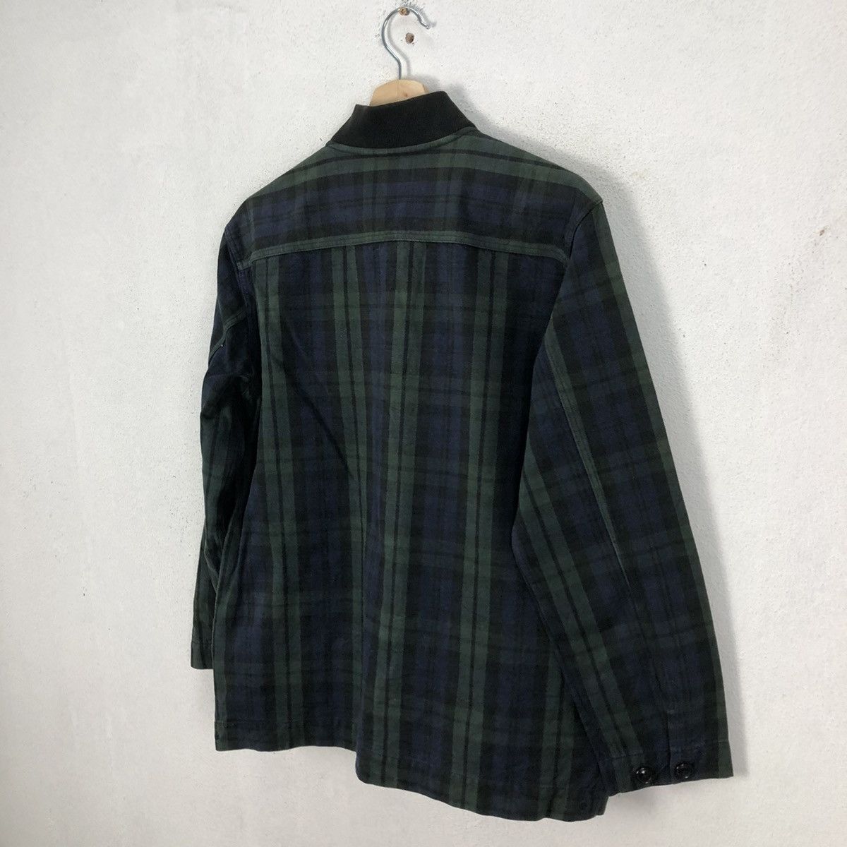 Japanese Brand RARE BLUELAB SHIPS TARTAN DESIGN HIKORY CHORE JACKET Size US M / EU 48-50 / 2 - 9 Thumbnail