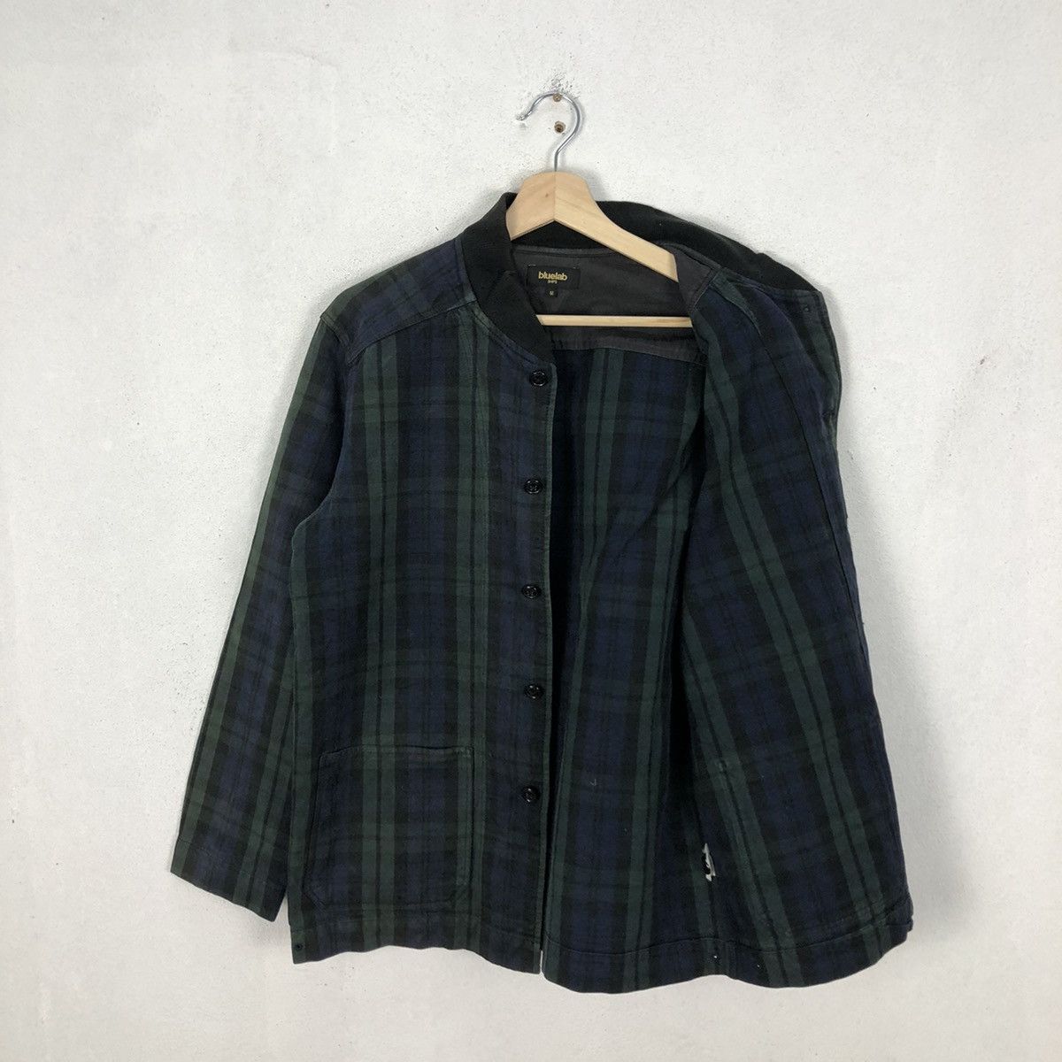 Japanese Brand RARE BLUELAB SHIPS TARTAN DESIGN HIKORY CHORE JACKET Size US M / EU 48-50 / 2 - 10 Thumbnail