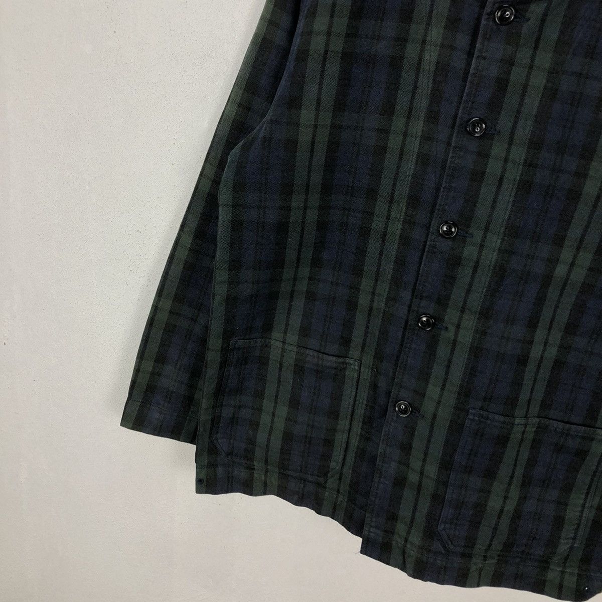 Japanese Brand RARE BLUELAB SHIPS TARTAN DESIGN HIKORY CHORE JACKET Size US M / EU 48-50 / 2 - 4 Thumbnail