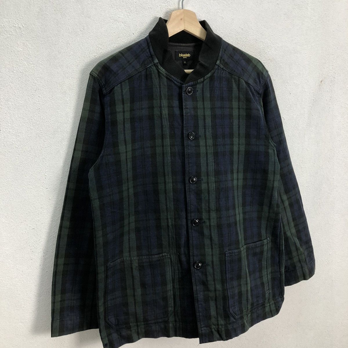 Japanese Brand RARE BLUELAB SHIPS TARTAN DESIGN HIKORY CHORE JACKET Size US M / EU 48-50 / 2 - 5 Thumbnail