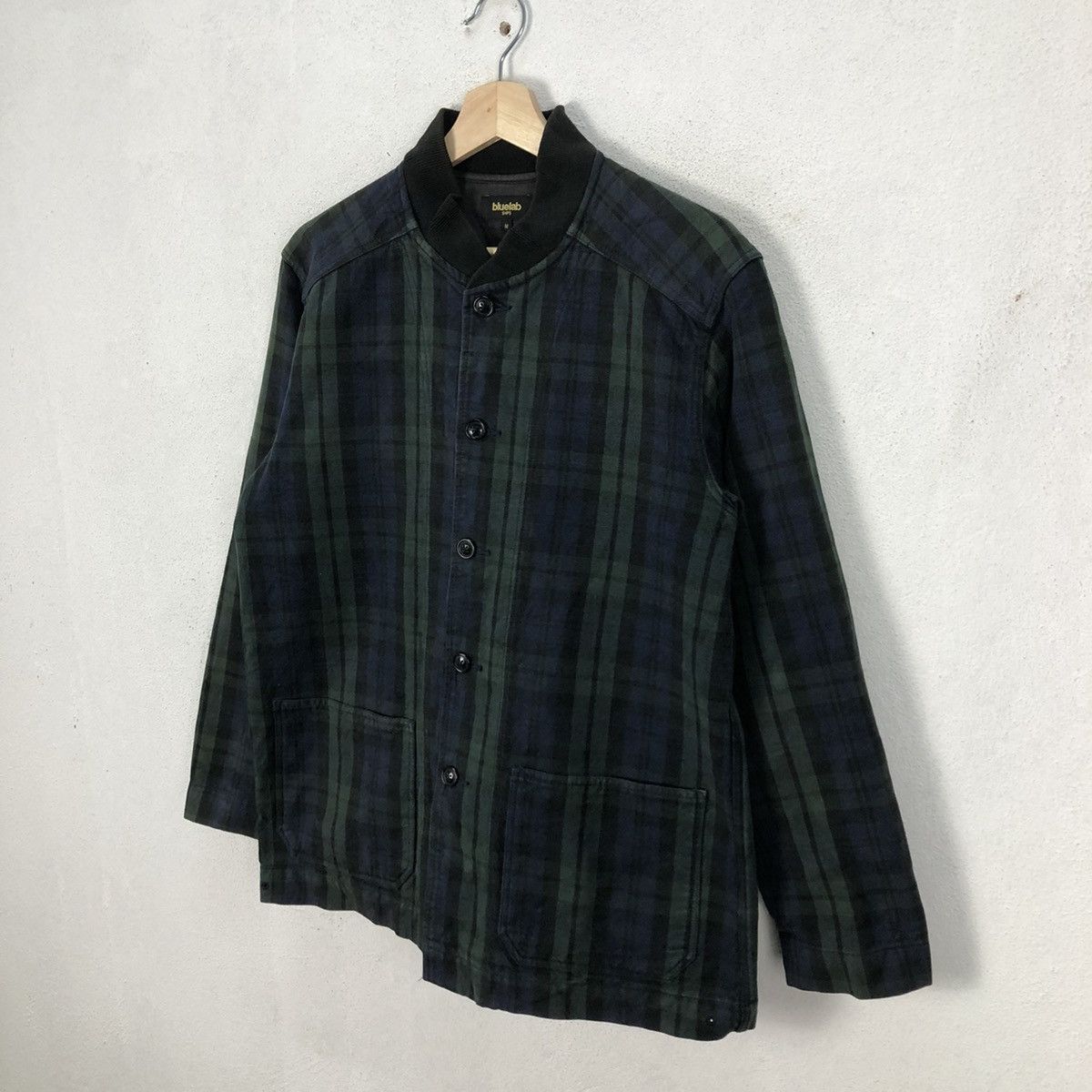 Japanese Brand RARE BLUELAB SHIPS TARTAN DESIGN HIKORY CHORE JACKET Size US M / EU 48-50 / 2 - 2 Thumbnail