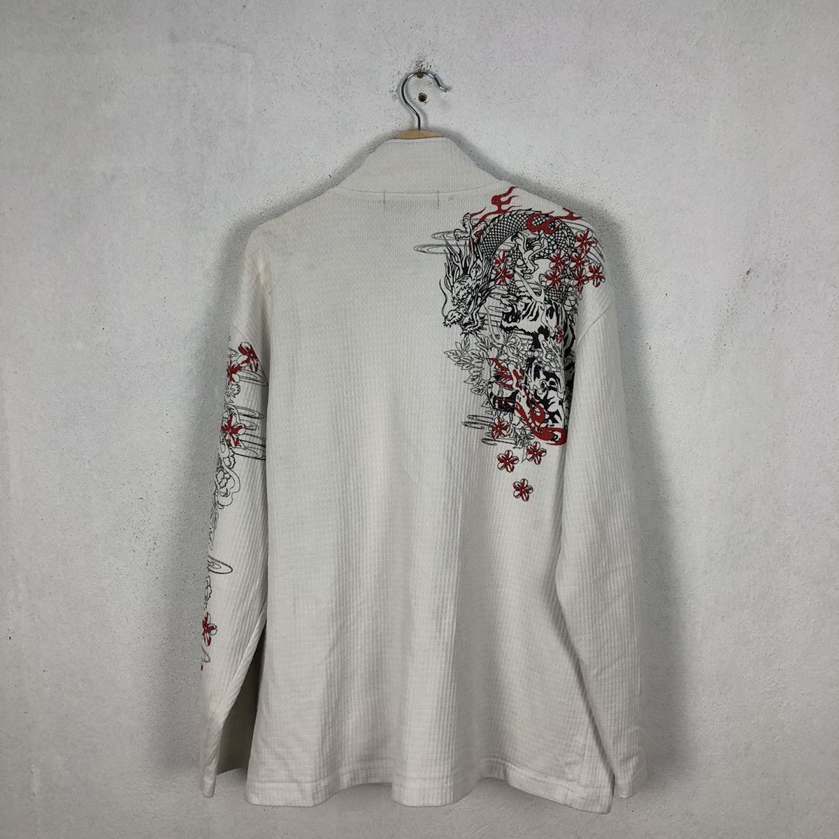Japanese Brand VINTAGE SUKAJAN DESIGN DRAGON ZIPPER JACKET JAPAN Size US L / EU 52-54 / 3 - 6 Thumbnail
