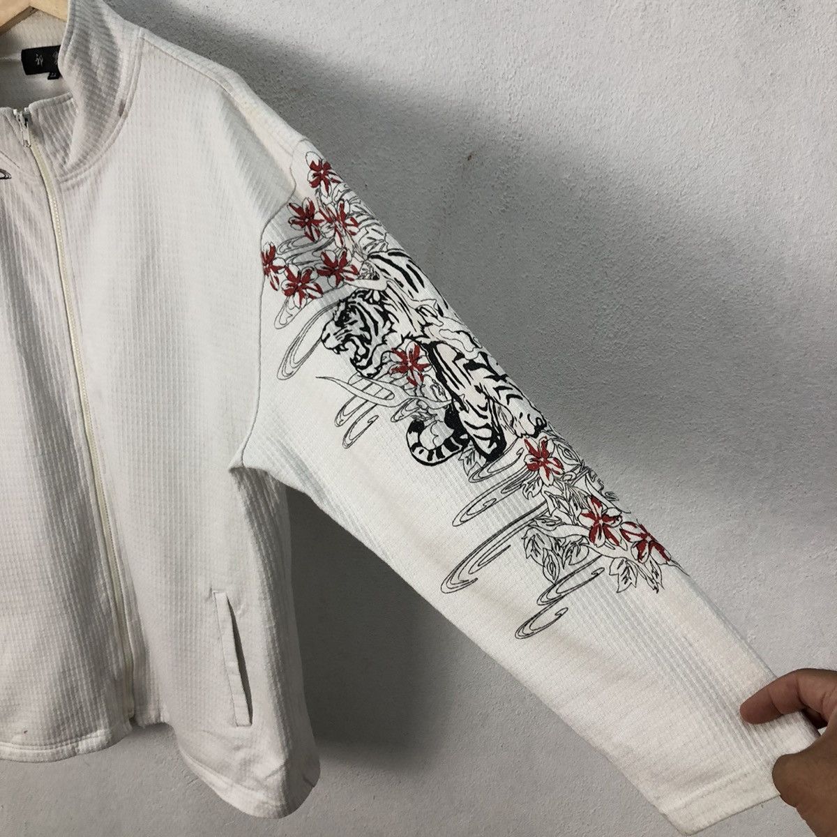 Japanese Brand VINTAGE SUKAJAN DESIGN DRAGON ZIPPER JACKET JAPAN Size US L / EU 52-54 / 3 - 5 Thumbnail