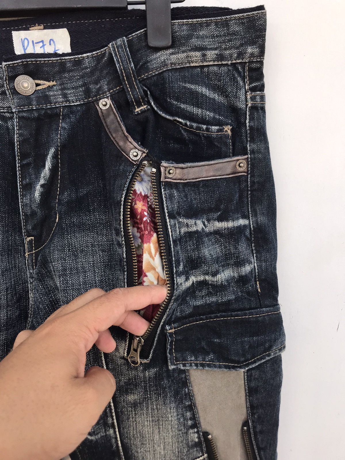 PPFM PPFM Multi Zipper Punk Style Pant Size US 31 - 8 Thumbnail