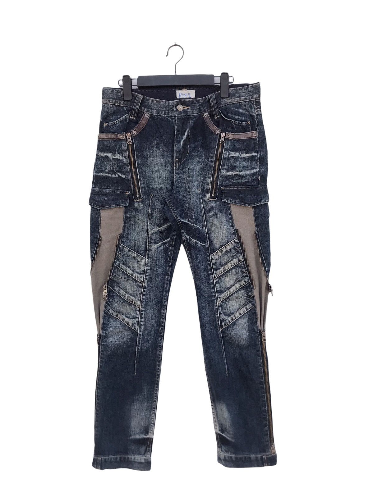 PPFM PPFM Multi Zipper Punk Style Pant Size US 31 - 5 Thumbnail